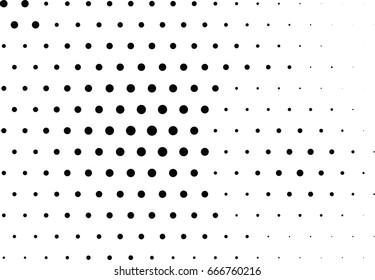Abstract halftone dotted background. Monochrome grunge pattern with dot and circles.  Vector modern pop art texture for posters, sites, business cards, cover, postcards, labels, stickers layout.
