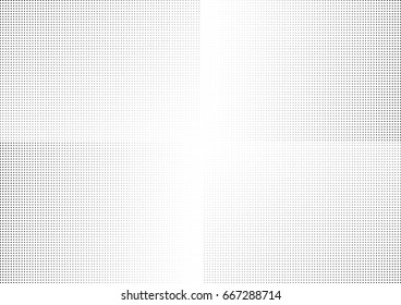 Abstract halftone dotted background. Monochrome grunge pattern with dot and circles.  Vector modern pop art texture for posters, sites, business cards, cover, postcards, labels, stickers layout.