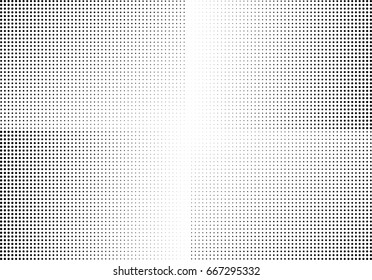 Abstract halftone dotted background. Monochrome grunge pattern with dot and circles.  Vector modern pop art texture for posters, sites, business cards, cover, postcards, labels, stickers layout.