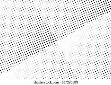 Abstract halftone dotted background. Monochrome grunge pattern with dot and circles.  Vector modern pop art texture for posters, sites, business cards, cover, postcards, labels, stickers layout.
