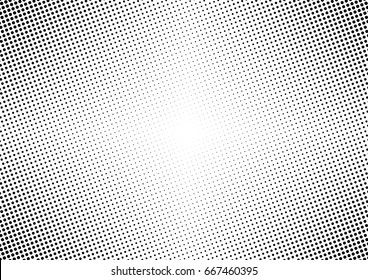 Abstract halftone dotted background. Monochrome grunge pattern with dot and circles.  Vector modern pop art texture for posters, sites, business cards, cover, postcards, labels, stickers layout.