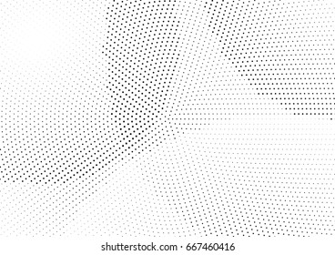 Abstract halftone dotted background. Monochrome grunge pattern with dot and circles.  Vector modern pop art texture for posters, sites, business cards, cover, postcards, labels, stickers layout.