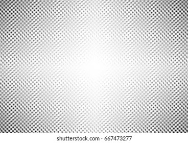 Abstract halftone dotted background. Monochrome grunge pattern with dot and circles.  Vector modern pop art texture for posters, sites, business cards, cover, postcards, labels, stickers layout.
