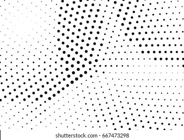 Abstract halftone dotted background. Monochrome grunge pattern with dot and circles.  Vector modern pop art texture for posters, sites, business cards, cover, postcards, labels, stickers layout.
