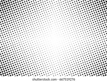 Abstract halftone dotted background. Monochrome grunge pattern with dot and circles.  Vector modern pop art texture for posters, sites, business cards, cover, postcards, labels, stickers layout.