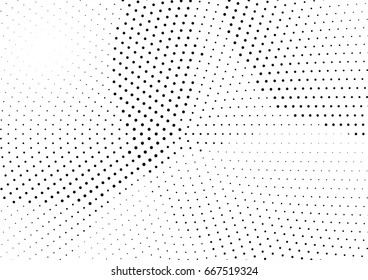 Abstract halftone dotted background. Monochrome grunge pattern with dot and circles.  Vector modern pop art texture for posters, sites, business cards, cover, postcards, labels, stickers layout.