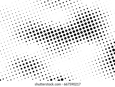 Abstract halftone dotted background. Monochrome grunge pattern with dot and circles.  Vector modern pop art texture for posters, sites, business cards, cover, postcards, labels, stickers layout.