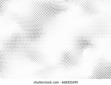 Abstract halftone dotted background. Monochrome grunge pattern with dot and circles.  Vector modern pop art texture for posters, sites, business cards, cover, postcards, labels, stickers layout.