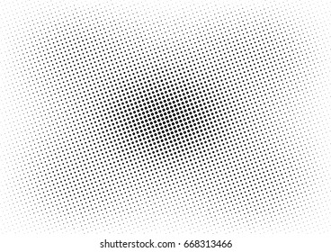 Abstract halftone dotted background. Monochrome grunge pattern with dot and circles.  Vector modern pop art texture for posters, sites, business cards, cover, postcards, labels, stickers layout.