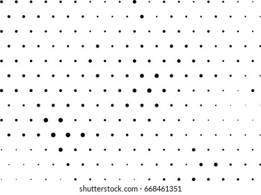 Abstract halftone dotted background. Monochrome grunge pattern with dot and circles.  Vector modern pop art texture for posters, sites, business cards, cover, postcards, labels, stickers layout.