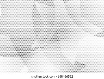 Abstract halftone dotted background. Monochrome grunge pattern with dot and circles.  Vector modern pop art texture for posters, sites, business cards, cover, postcards, labels, stickers layout.