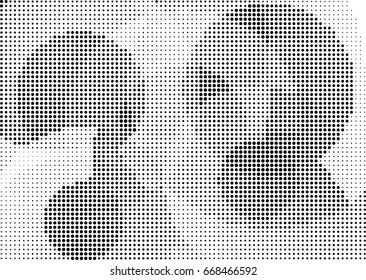 Abstract halftone dotted background. Monochrome grunge pattern with dot and circles.  Vector modern pop art texture for posters, sites, business cards, cover, postcards, labels, stickers layout.