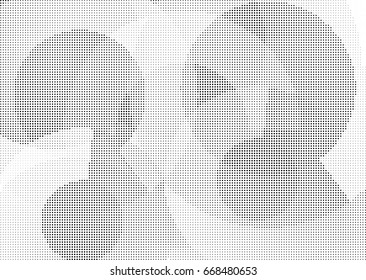 Abstract halftone dotted background. Monochrome grunge pattern with dot and circles.  Vector modern pop art texture for posters, sites, business cards, cover, postcards, labels, stickers layout.