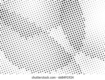 Abstract halftone dotted background. Monochrome grunge pattern with dot and circles.  Vector modern pop art texture for posters, sites, business cards, cover, postcards, labels, stickers layout.