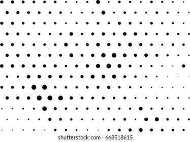 Abstract halftone dotted background. Monochrome pattern with dot and circles.  Vector modern pop art texture for posters, sites, business cards, cover postcards, interior design, labels, stickers.