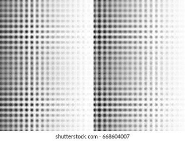 Abstract halftone dotted background. Monochrome grunge pattern with dot and circles.  Vector modern pop art texture for posters, sites, business cards, cover, postcards, labels, stickers layout.