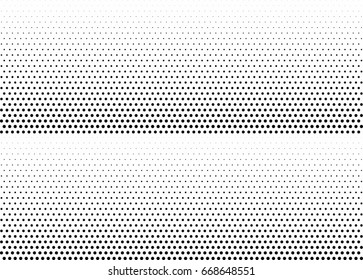 Abstract halftone dotted background. Monochrome grunge pattern with dot and circles.  Vector modern pop art texture for posters, sites, business cards, cover, postcards, labels, stickers layout.