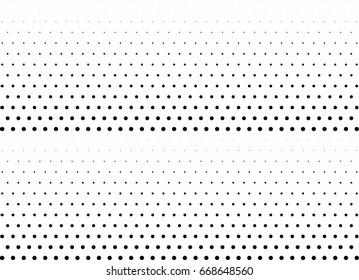 Abstract halftone dotted background. Monochrome grunge pattern with dot and circles.  Vector modern pop art texture for posters, sites, business cards, cover, postcards, labels, stickers layout.