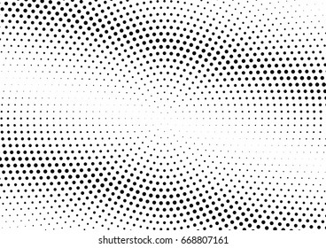 Abstract halftone dotted background. Monochrome grunge pattern with dot and circles.  Vector modern pop art texture for posters, sites, business cards, cover, postcards, labels, stickers layout.