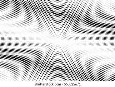 Abstract halftone dotted background. Monochrome grunge pattern with dot and circles.  Vector modern pop art texture for posters, sites, business cards, cover, postcards, labels, stickers layout.