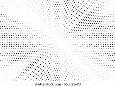 Abstract halftone dotted background. Monochrome grunge pattern with dot and circles.  Vector modern pop art texture for posters, sites, business cards, cover, postcards, labels, stickers layout.
