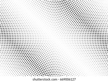 Abstract halftone dotted background. Monochrome grunge pattern with dot and circles.  Vector modern pop art texture for posters, sites, business cards, cover, postcards, labels, stickers layout.