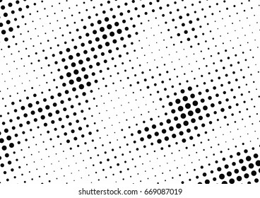 Abstract halftone dotted background. Monochrome grunge pattern with dot and circles.  Vector modern pop art texture for posters, sites, business cards, cover, postcards, labels, stickers layout.