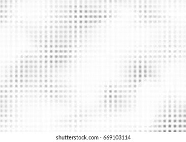 Abstract halftone dotted background. Monochrome grunge pattern with dot and circles.  Vector modern pop art texture for posters, sites, business cards, cover, postcards, labels, stickers layout.