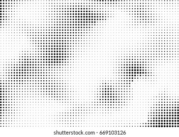 Abstract halftone dotted background. Monochrome grunge pattern with dot and circles.  Vector modern pop art texture for posters, sites, business cards, cover, postcards, labels, stickers layout.
