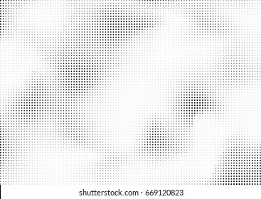 Abstract halftone dotted background. Monochrome grunge pattern with dot and circles.  Vector modern pop art texture for posters, sites, business cards, cover, postcards, labels, stickers layout.