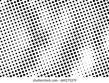 Abstract halftone dotted background. Monochrome grunge pattern with dot and circles. Vector modern pop art texture for posters, sites, business cards, cover, postcards, labels, stickers layout.