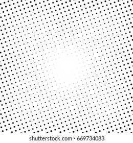 Abstract halftone dotted background. Monochrome pattern with dot and circles.  Vector modern pop art texture for posters, sites, business cards, cover postcards, interior design, labels, stickers.