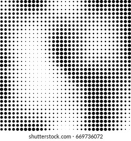 Abstract halftone dotted background. Monochrome pattern with dot and circles.  Vector modern pop art texture for posters, sites, business cards, cover postcards, interior design, labels, stickers.