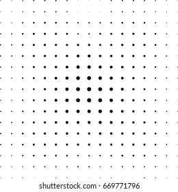 Abstract halftone dotted background. Monochrome pattern with dot and circles.  Vector modern pop art texture for posters, sites, business cards, cover postcards, interior design, labels, stickers.