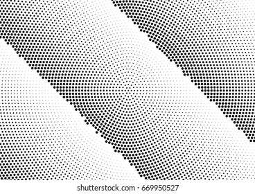 Abstract halftone dotted background. Monochrome grunge pattern with dot and circles.  Vector modern pop art texture for posters, sites, business cards, cover, postcards, labels, stickers layout.