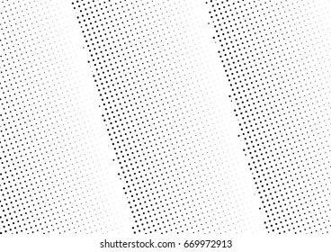 Abstract halftone dotted background. Monochrome grunge pattern with dot and circles.  Vector modern pop art texture for posters, sites, business cards, cover, postcards, labels, stickers layout.