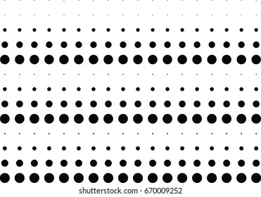 Abstract halftone dotted background. Monochrome grunge pattern with dot and circles.  Vector modern pop art texture for posters, sites, business cards, cover, postcards, labels, stickers layout.