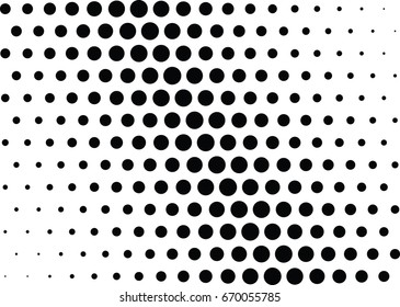 Abstract halftone dotted background. Monochrome grunge pattern with dot and circles.  Vector modern pop art texture for posters, sites, business cards, cover, postcards, labels, stickers layout.