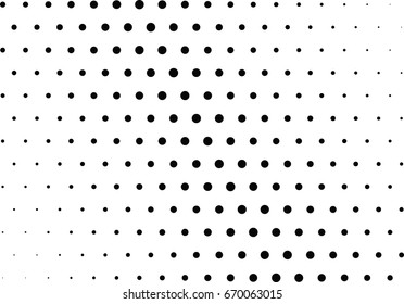 Abstract halftone dotted background. Monochrome grunge pattern with dot and circles.  Vector modern pop art texture for posters, sites, business cards, cover, postcards, labels, stickers layout.