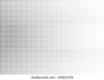 Abstract halftone dotted background. Monochrome grunge pattern with dot and circles.  Vector modern pop art texture for posters, sites, business cards, cover, postcards, labels, stickers layout.