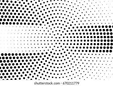 Abstract halftone dotted background. Monochrome grunge pattern with dot and circles.  Vector modern pop art texture for posters, sites, business cards, cover, postcards, labels, stickers layout.