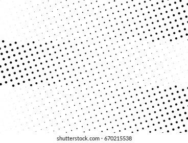 Abstract halftone dotted background. Monochrome grunge pattern with dot and circles.  Vector modern pop art texture for posters, sites, business cards, cover, postcards, labels, stickers layout.