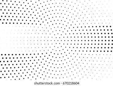 Abstract halftone dotted background. Monochrome grunge pattern with dot and circles.  Vector modern pop art texture for posters, sites, business cards, cover, postcards, labels, stickers layout.
