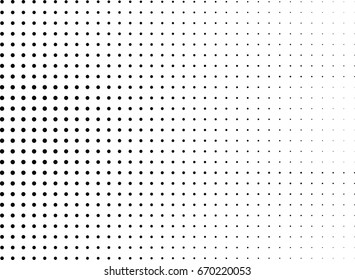 Abstract halftone dotted background. Monochrome grunge pattern with dot and circles.  Vector modern pop art texture for posters, sites, business cards, cover, postcards, labels, stickers layout.