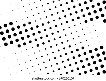 Abstract halftone dotted background. Monochrome grunge pattern with dot and circles.  Vector modern pop art texture for posters, sites, business cards, cover, postcards, labels, stickers layout.