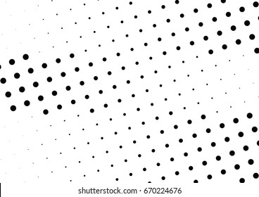 Abstract halftone dotted background. Monochrome grunge pattern with dot and circles.  Vector modern pop art texture for posters, sites, business cards, cover, postcards, labels, stickers layout.