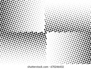 Abstract halftone dotted background. Monochrome grunge pattern with dot and circles.  Vector modern pop art texture for posters, sites, business cards, cover, postcards, labels, stickers layout.