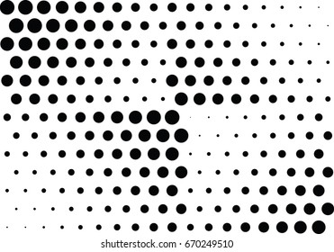 Abstract halftone dotted background. Monochrome grunge pattern with dot and circles.  Vector modern pop art texture for posters, sites, business cards, cover, postcards, labels, stickers layout.