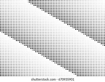 Abstract halftone dotted background. Monochrome grunge pattern with square.  Vector modern pop art texture for posters, sites, cover, business cards, postcards, grunge art, labels layout, stickers.