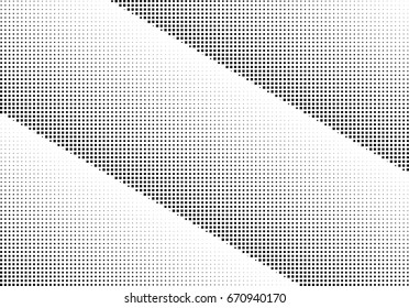 Abstract halftone dotted background. Monochrome grunge pattern with square.  Vector modern pop art texture for posters, sites, cover, business cards, postcards, grunge art, labels layout, stickers.